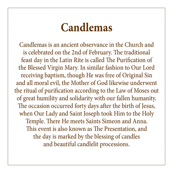 Bronze Candlemas Ornament