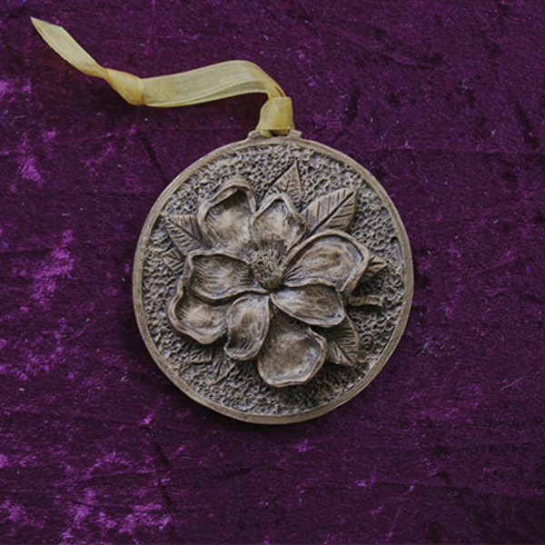 Bronze Magnolia Ornament