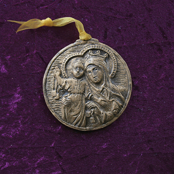 Bronze Our Lady of Mount Carmel Chapel Ornament