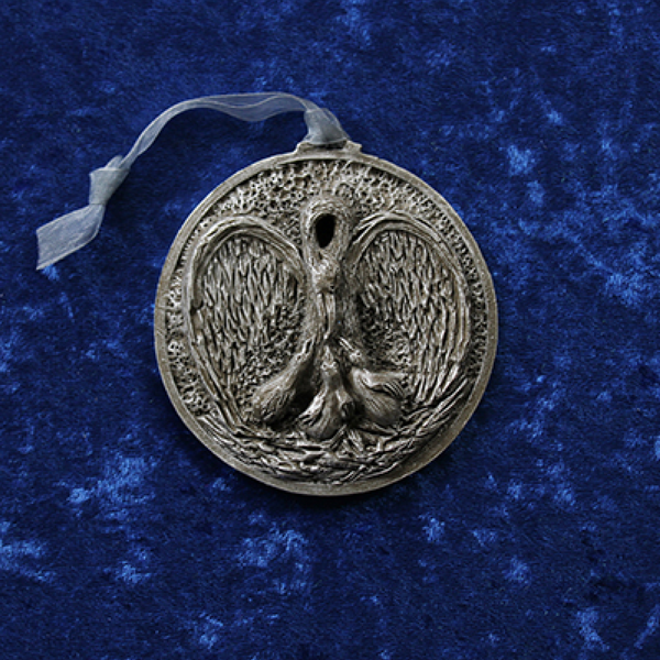 Nickel Silver Pelican Ornament
