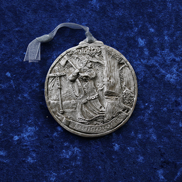 Nickel Silver Saint Boniface Ornament