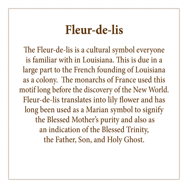 Bronze Fleur de Lis Ornament