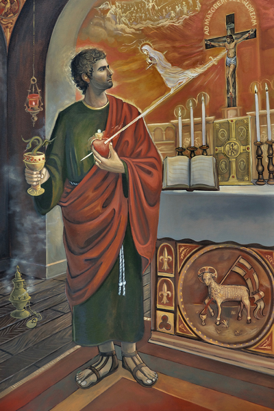 Prayer Card - Saint John and His Priestly Heart