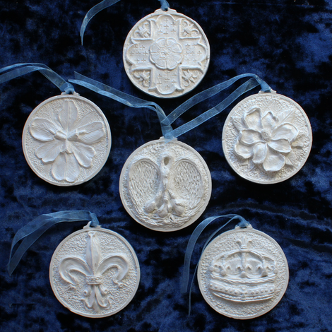 **NEW** 2024 Silvery White Ornaments