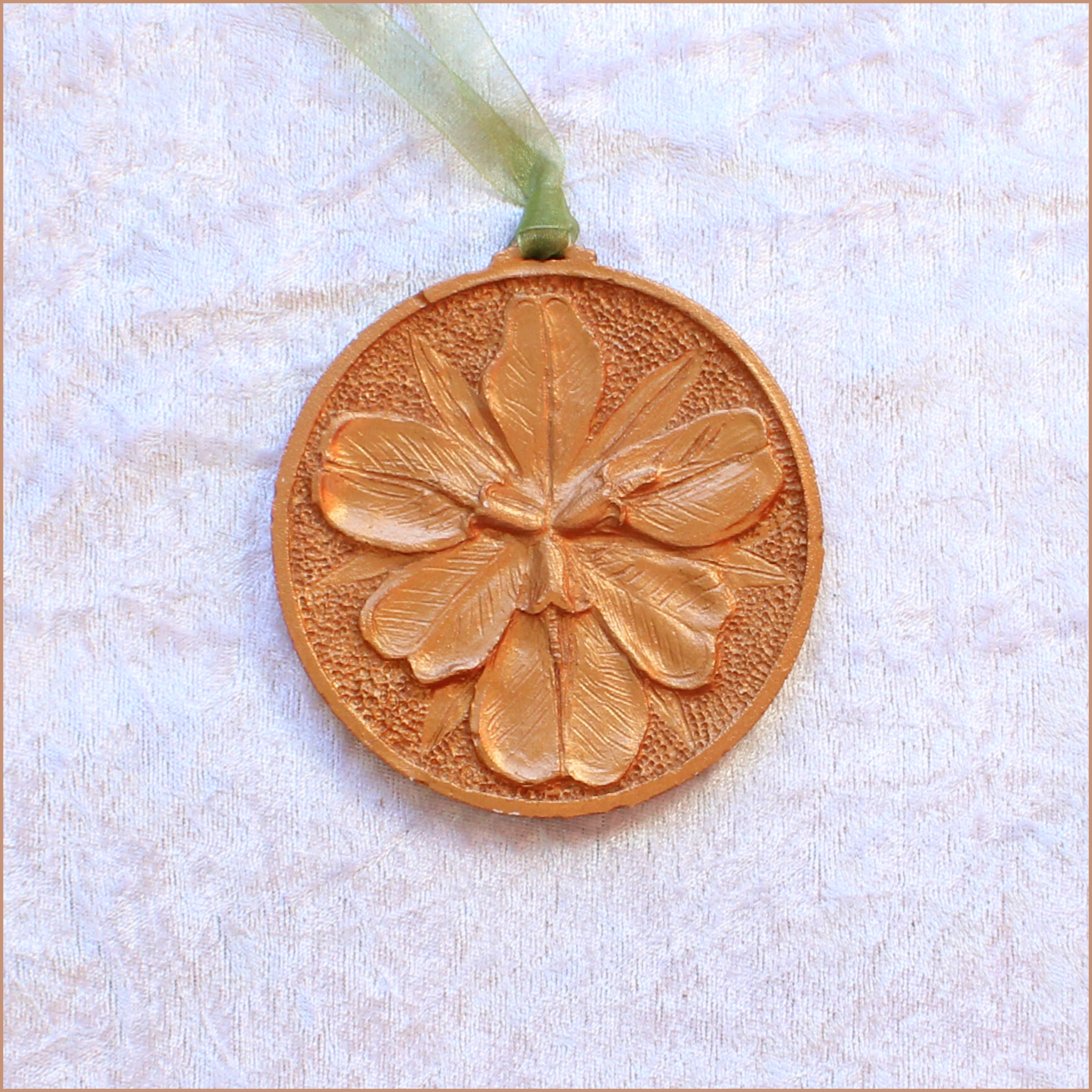 **NEW** 2024 Copper Bronze Iris Ornament