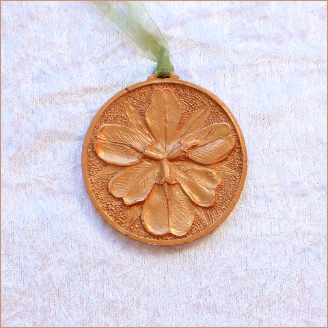 **NEW** 2024 Copper Bronze Iris Ornament