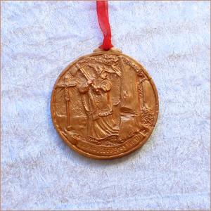 **NEW** 2024 Copper Bronze Saint Boniface Ornament