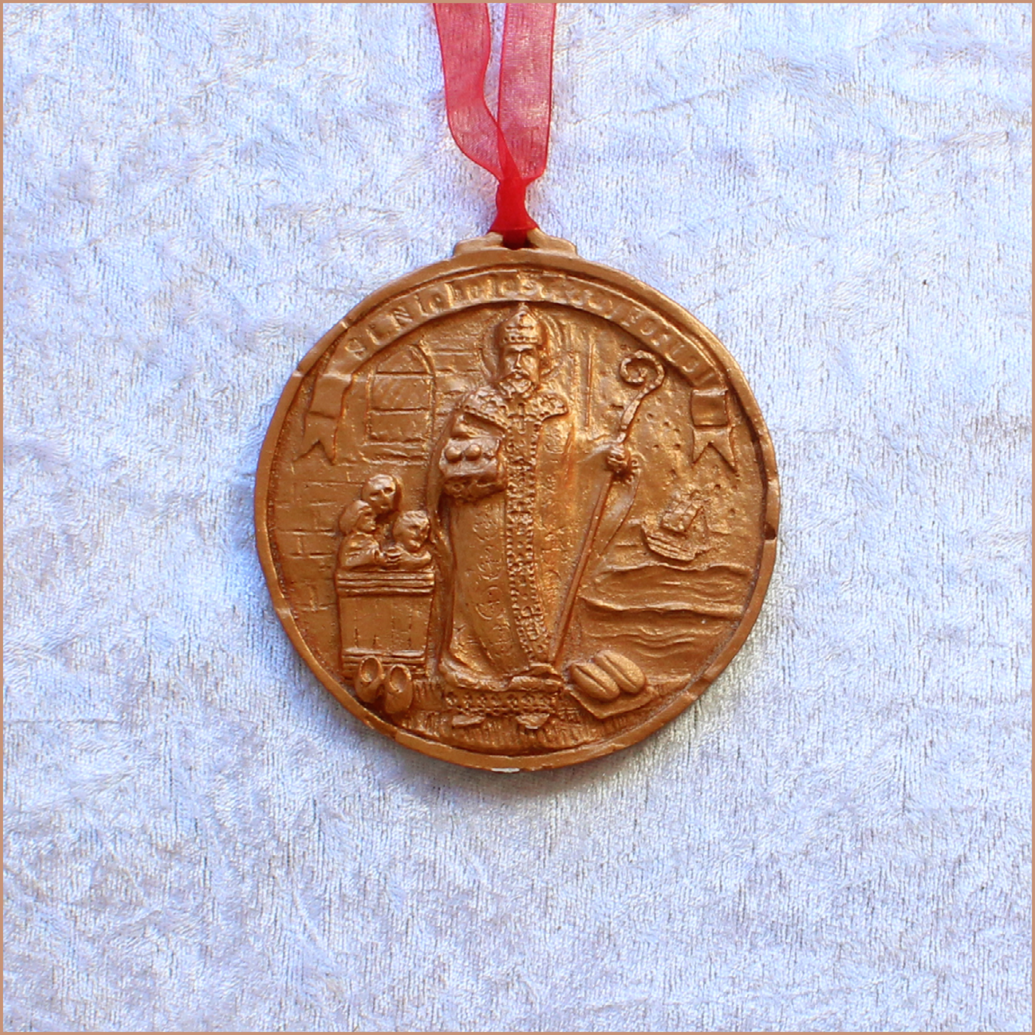 **NEW** 2024 Copper Bronze Saint Nicholas Ornament