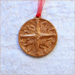 **NEW** 2024 Copper Bronze Bethlehem Star Ornaments