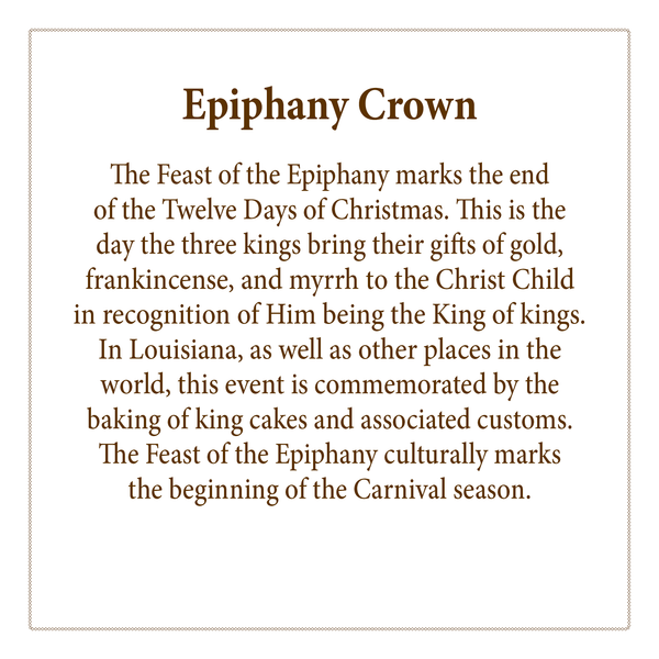 **NEW** 2024 Copper Bronze Epiphany Crown Ornament