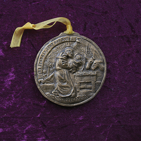 Bronze Saint Francis of Assisi Ornament