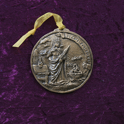 Bronze Saint Lucy Ornament