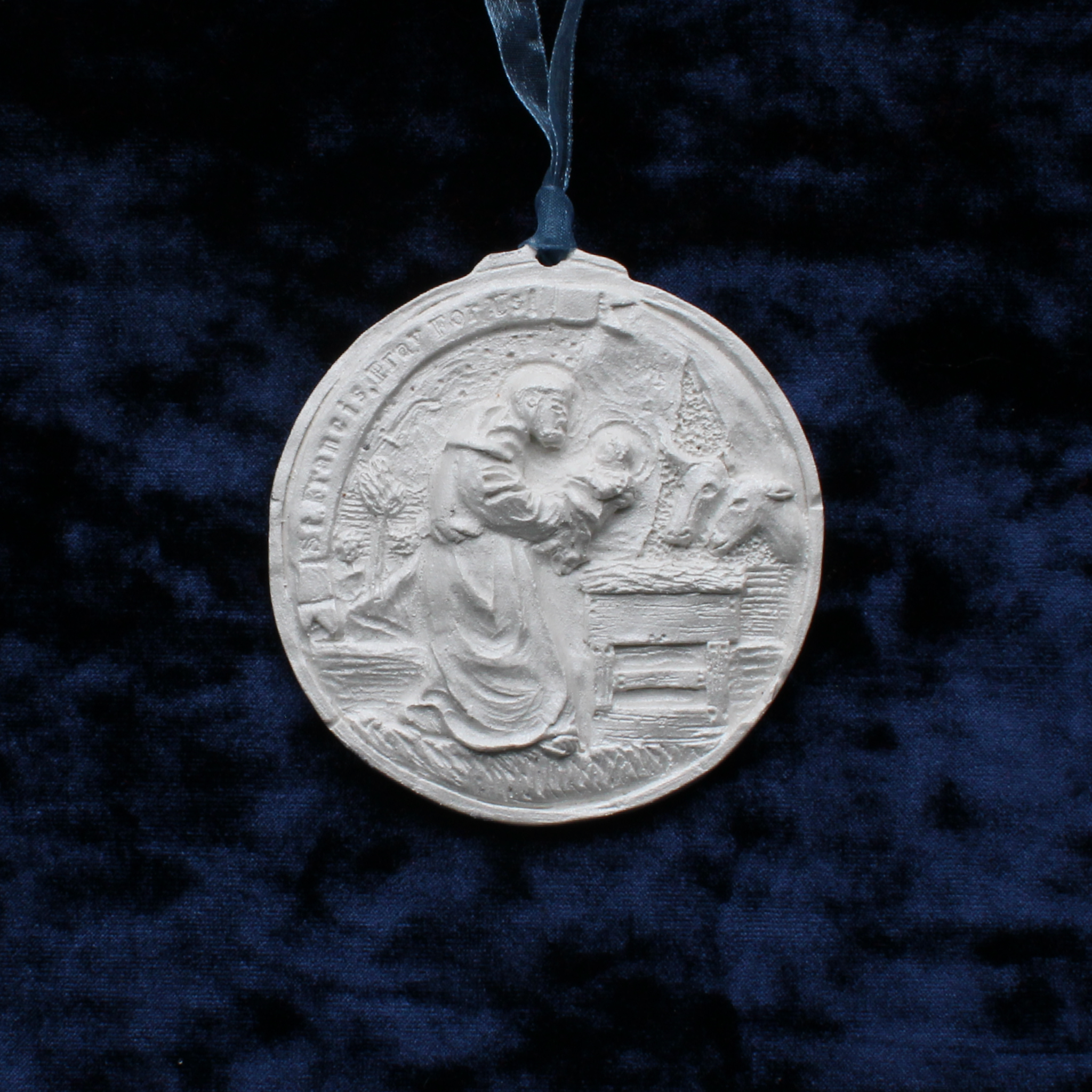 **NEW** 2024 Silvery White Saint of Assisi Ornament