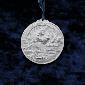 **NEW** 2024 Silvery White Saint of Assisi Ornament