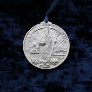 **NEW** 2024 Silvery White Saint Nicholas Ornament